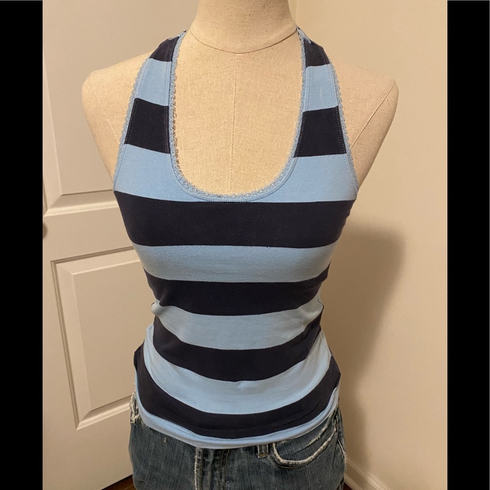 Victorias Secret striped racerback tank XS